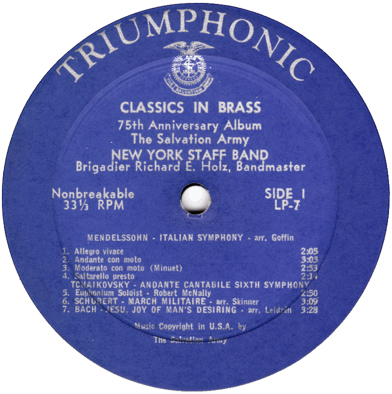 75th Anniversary Album - Classics in Brass - Brigadier Richard E